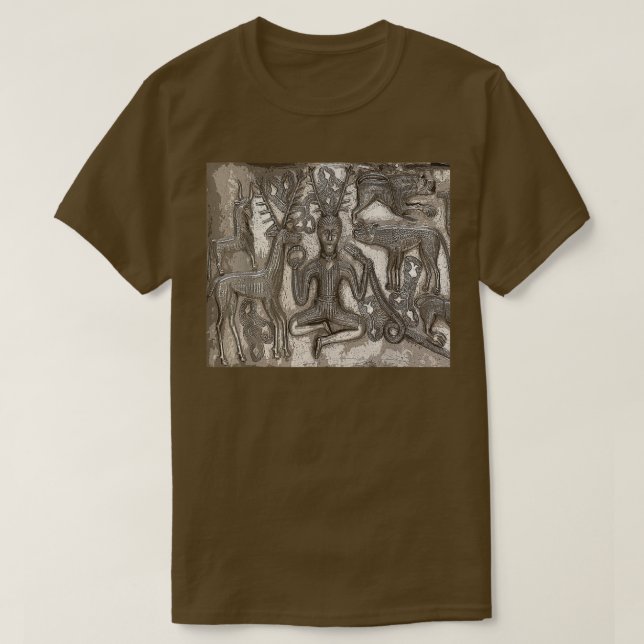 Cernunnos Celtic Horned God Paganism Pagan Tee (Design framsida)