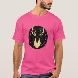 Cernunnos Celtic Pagan Horned Stag Forest God med T Shirt