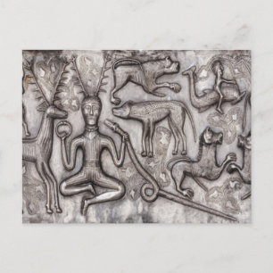 Cernunnos Gundestrup Cauldron Vykort