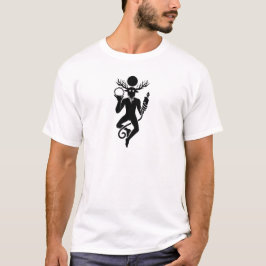 Cernunnos svart på vit t shirt