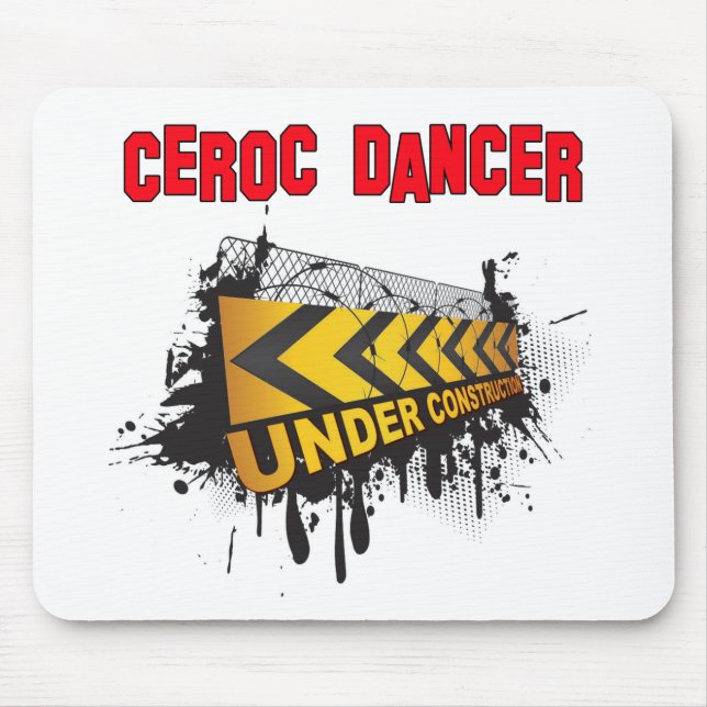 Ceroc dansare under konstruktion musmatta (Framsidan)