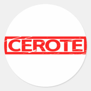 Cerote Frimärke Runt Klistermärke