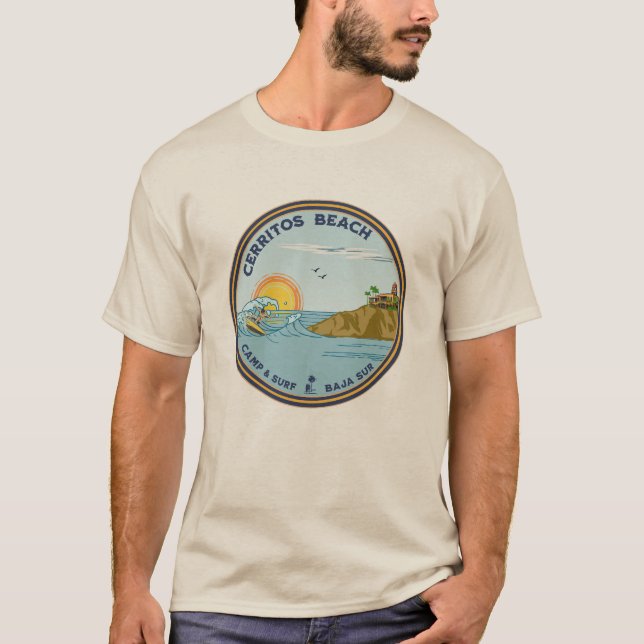 Cerritos Beach Baja California Sur Mexiko T Shirt (Framsida)