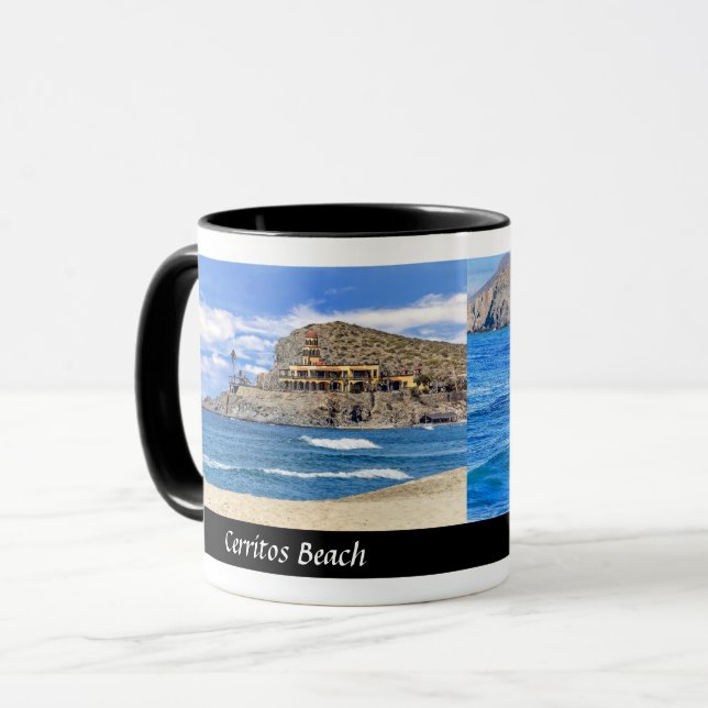 Cerritos Beach, Mexiko - Designerkaffe Mugg (Framsida vänster)