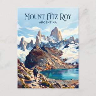 Cerro Fitz Roy Argentina Vykort