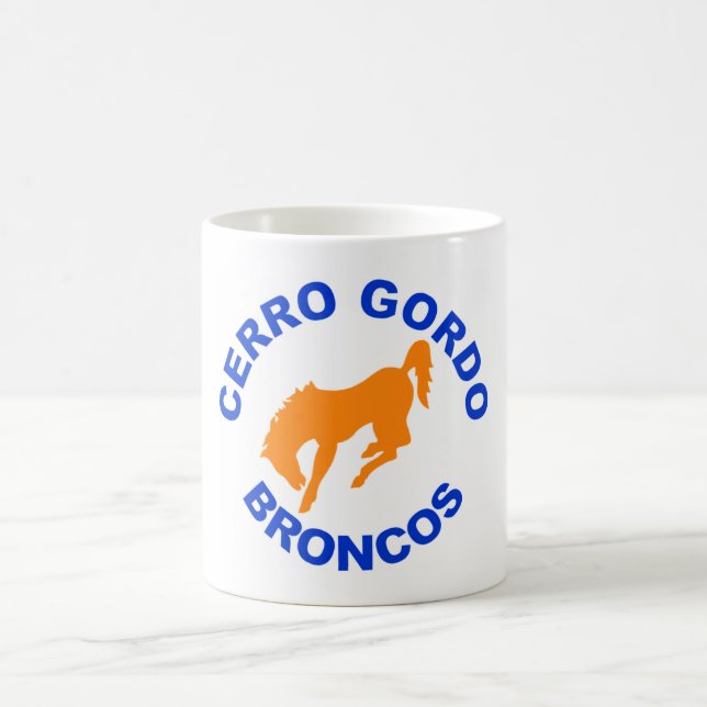 Cerro Gordo Broncos Kaffemugg (Center)