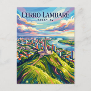 Cerro Lambaré Paraguay Vykort