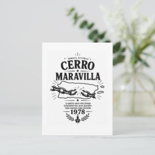 Cerro Maravilla 1978 Puerto Rico Historiskt Minne Vykort