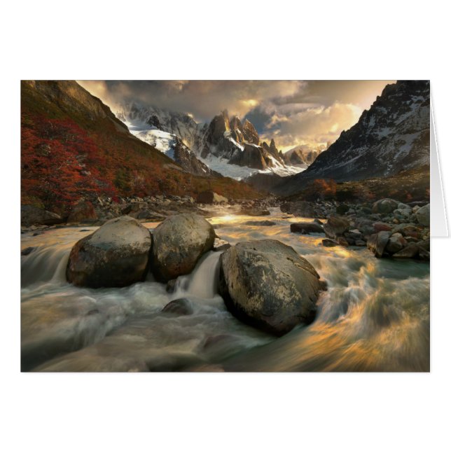 Cerro Torre Hälsningskort (Framsidan Horizontal)