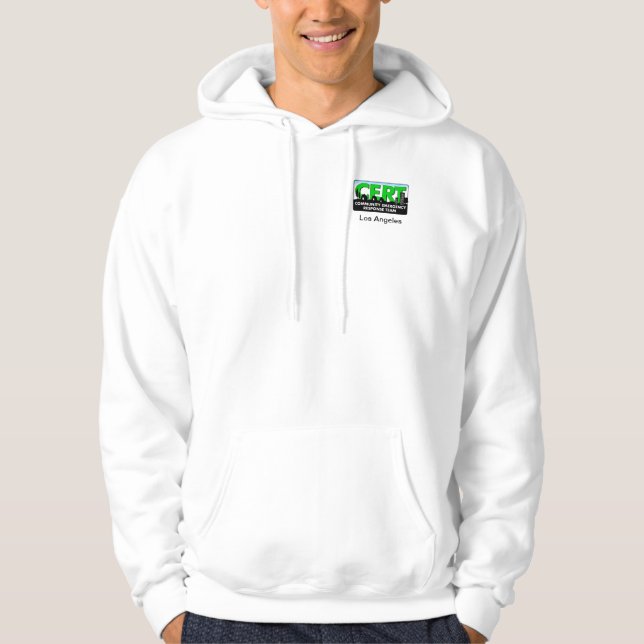 Cert-pulloveren Hoodie-skräddarsy Sweatshirt Med Luva (Framsida)