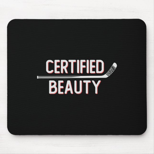 Certified Beauty Funny Ice Hockey Slang Wheel Snip Musmatta (Framsidan)
