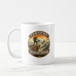 Certified Extreme Ironer Mountain Adventure Mug Kaffemugg