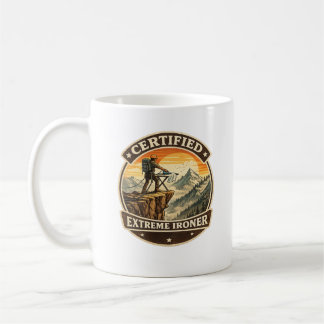 Certified Extreme Ironer Mountain Adventure Mug Kaffemugg