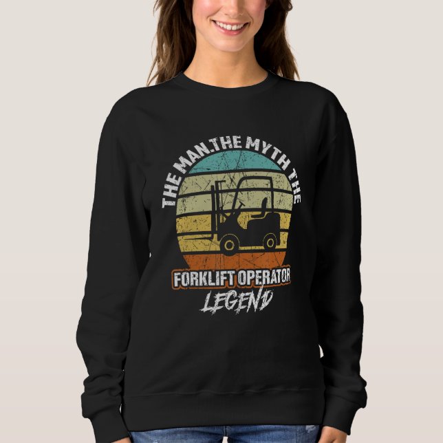 Certified Forklift Grandpa T Shirt (Framsida)
