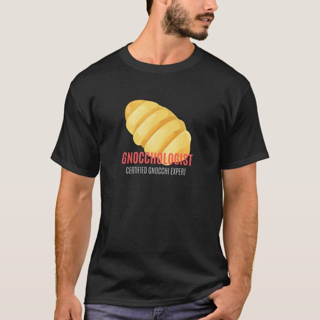 CERTIFIED GNOCCHI EXPERT T SHIRT (Framsida)