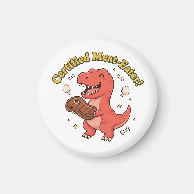 Certified Meat Eater Magnet (Framsidan)
