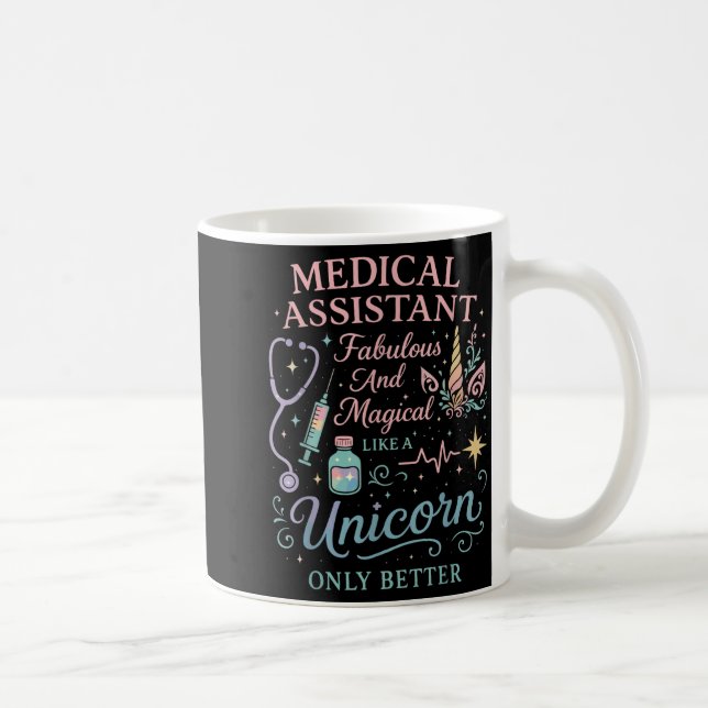 Certified Medical Istant Unicorn Cma Medical Istan Kaffemugg (Höger)
