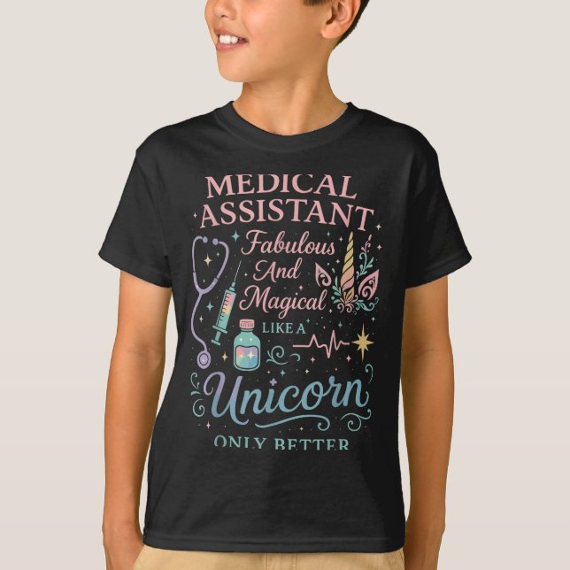 Certified Medical Istant Unicorn Cma Medical Istan T Shirt (Framsida)