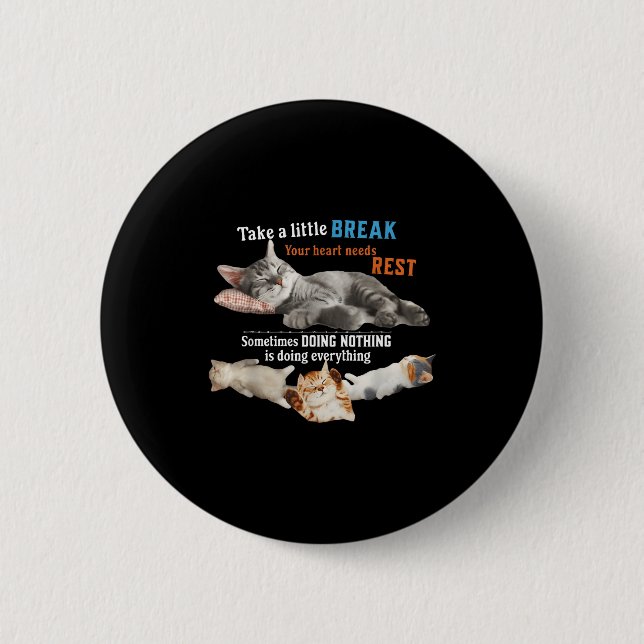 Certified Nap Expert Funny Lazy Cat Meme Cat Moms  Knapp (Framsida)