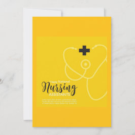 Certified Nurse's Aide Week Greeting Card Julkort