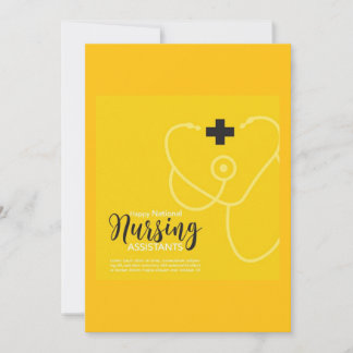 Certified Nurse's Aide Week Greeting Card Julkort
