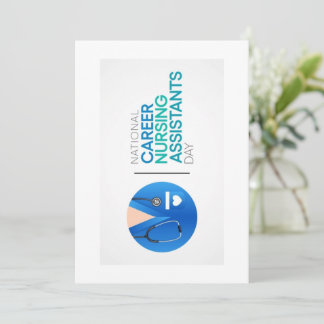 Certified Nurses Aide Week Greeting Card Julkort