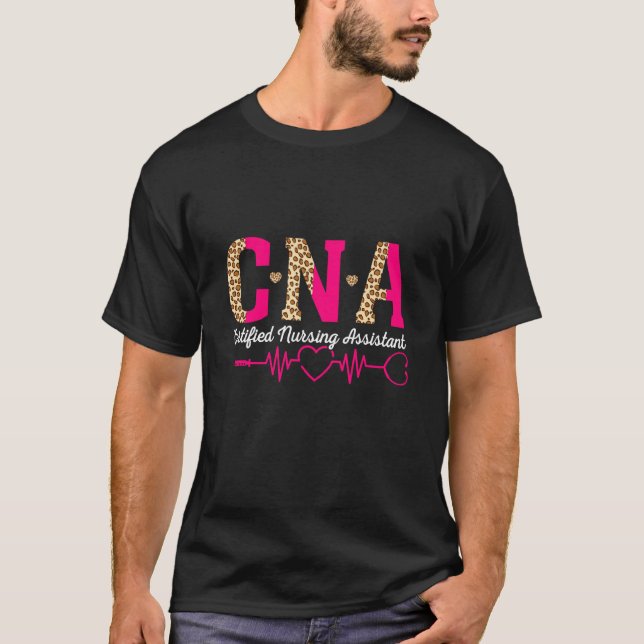 Certified Nursing Assistant CNA  3 T Shirt (Framsida)