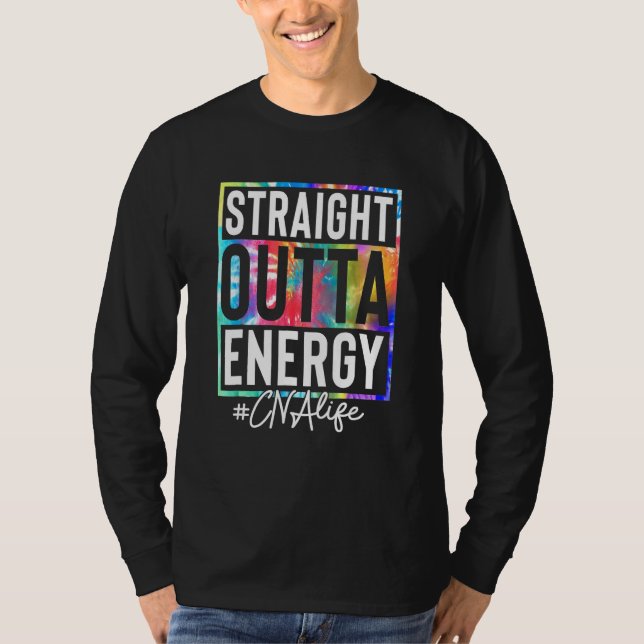 Certified Nursing Assistant CNA Life Straight Outt T Shirt (Framsida)