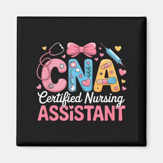 Certified Nursing Istant Nurse Aide Nurse Istant C Magnet (Framsidan)
