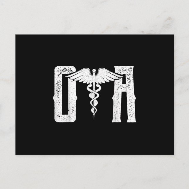 Certified Occupational Therapy Assistant , OTA OT. Meddelande Vykort (Framsida)