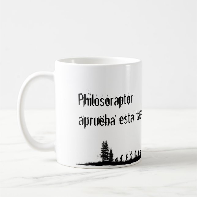 Certified Philosoraptor Taza Kaffemugg (Vänster)