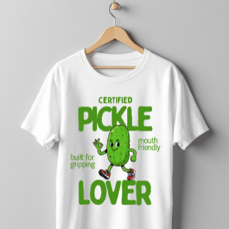 Certified Pickle Lover Cute Funny Dill Pickle T Shirt
