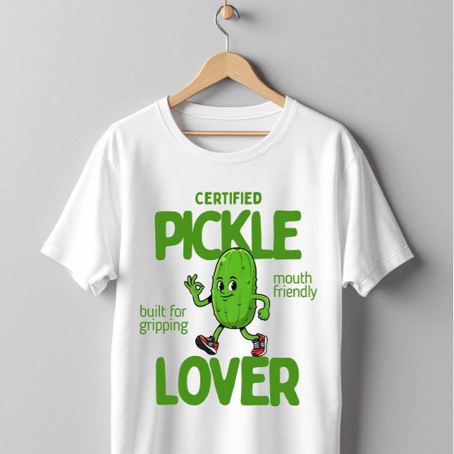 Certified Pickle Lover Cute Funny Dill Pickle T Shirt (Skapare uppladdad)
