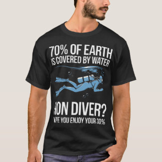 Certified Scuba Diver Marine Dive Underwater Scuba T Shirt