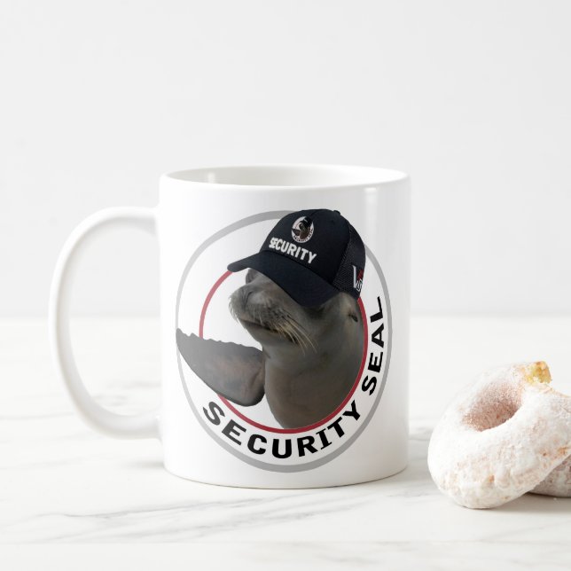 Certified Security Seal | Deadpan Seal Kaffemugg (Med munk)