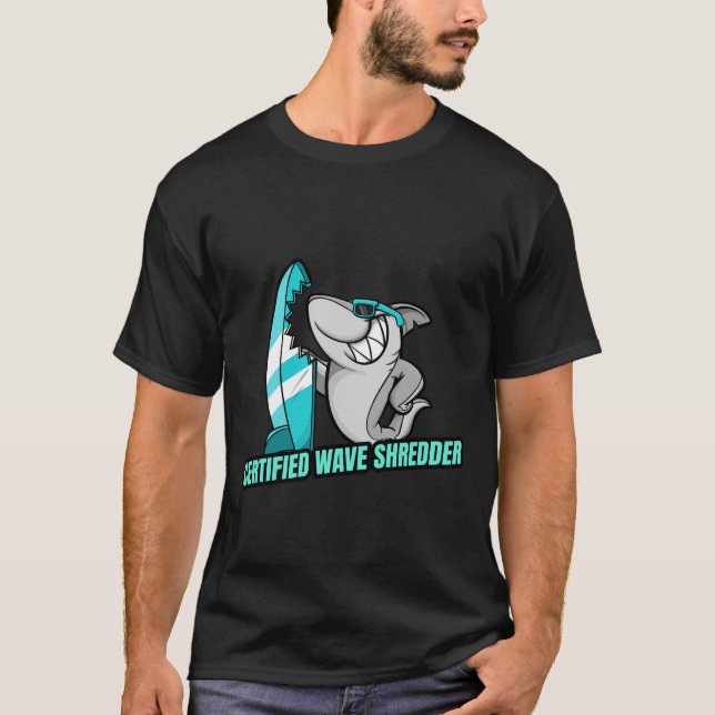 CERTIFIED WAVE SHREDDER T SHIRT (Framsida)