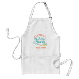 Certified Whisk Taker – Personalized Kitchen Apron Förkläde