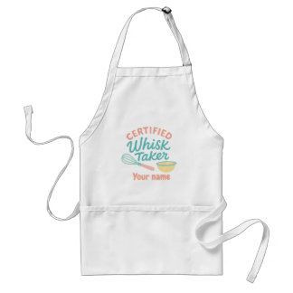 Certified Whisk Taker – Personalized Kitchen Apron Förkläde