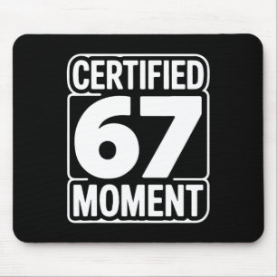 Certifierad 67 Moment Djärv Retro Typografi Design Musmatta