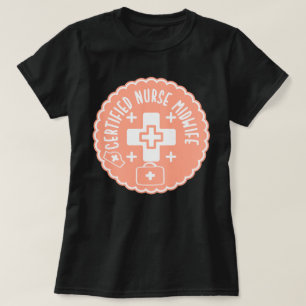 Certifierad barnmorska t shirt