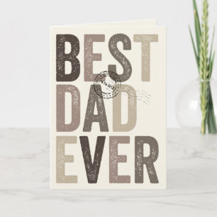 Certifierad Bästa Pappa Någonsin Fars dag / Födels Kort