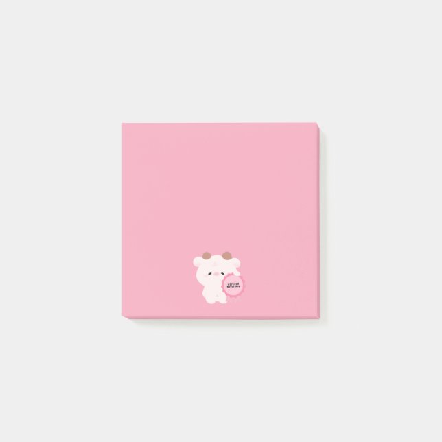 Certifierad Behöver Kram Ko Post-it Block (Framsida)