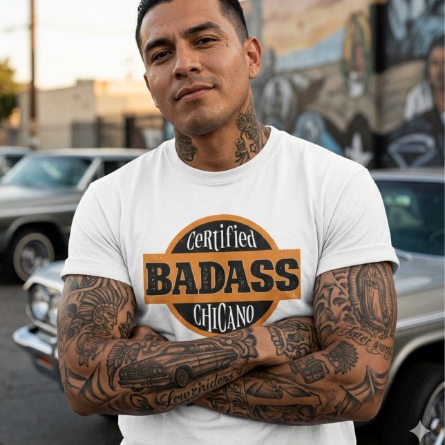 Certifierad Chicano T Shirt (Certified Chicano T-Shirt)
