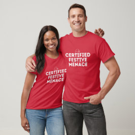 Certifierad Festiv Hot Unisex Jul T-Shirt