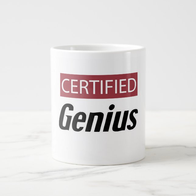 Certifierad Genus Jumbo Mugg (Framsidan)