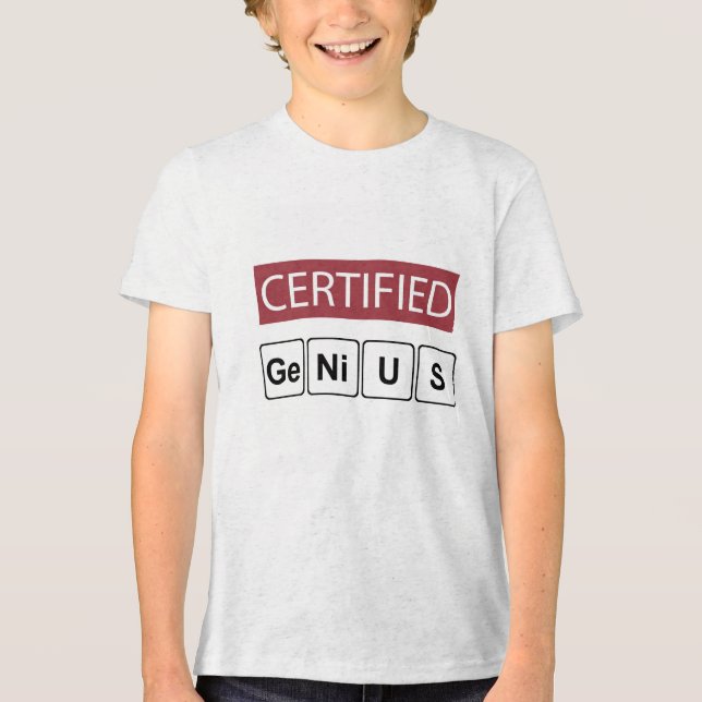 Certifierad Genus T Shirt (Framsida)