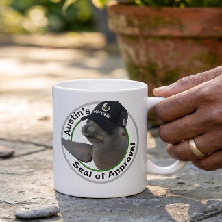 Certifierad Godkännandestämpel | Deadpan Anpassat Kaffemugg