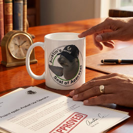 Certifierad Godkännandestämpel | Deadpan Seal Anpa Kaffemugg