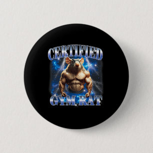 Certifierad gymråtta meme fitness bodybuilding gym knapp