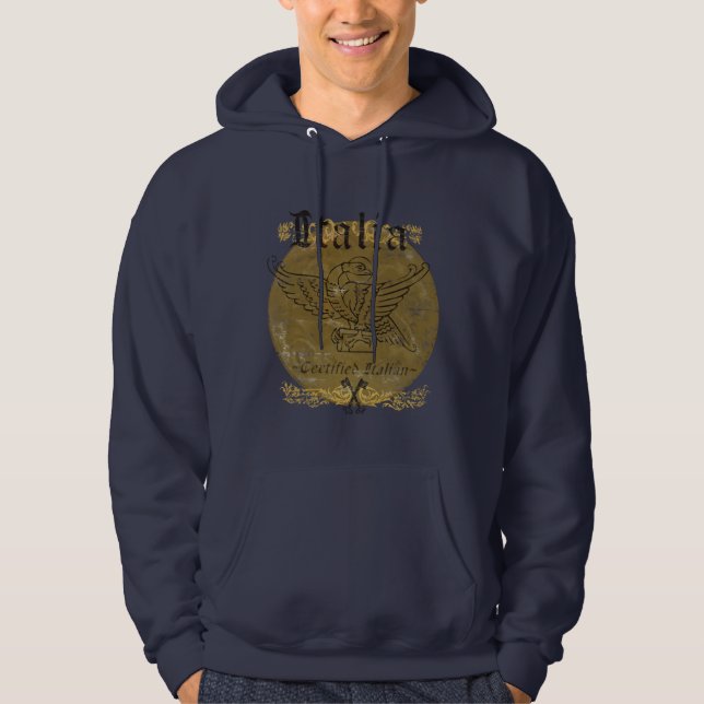Certifierad italiensk medeltida hoodie (Framsida)